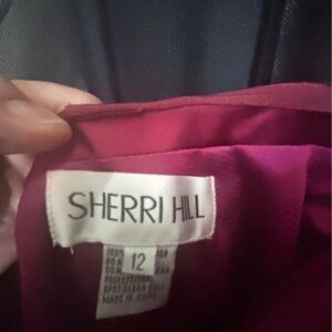 Sherri Hill Fuchsia Gown